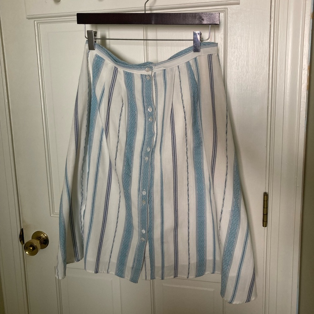 Amour Vert A-line Striped Skirt